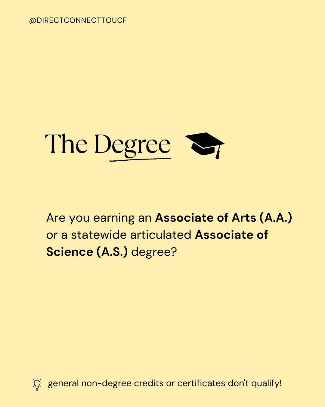 Q1, the degree: are you earning an A.A. or a statewide articulated A.S.?